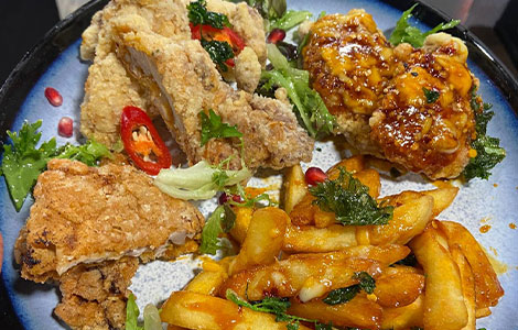 Global Fried Chicken "trio"