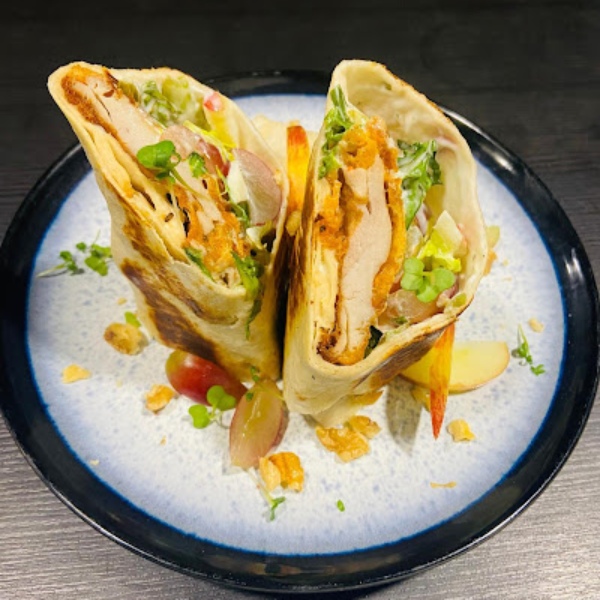  Chicken Wraps served at Who’s Café. 